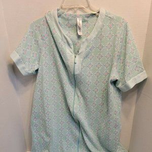 White Stag Zip-Up Sleepwear Baby Blue Size L